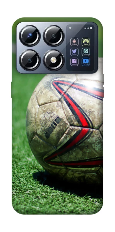 Чехол на Xiaomi POCO X8 Pro Мяч на газоне фото 1 из 1