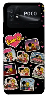 Чохол на Xiaomi Poco C40 Love is ver.3 фото 1 з 1