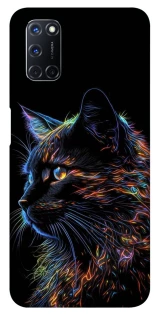 Чохол на Oppo A52 / A72 / A92 Чорний кіт фото 1 з 1