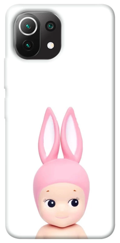 Чохол на Xiaomi Mi 11 Lite Minimal Bunny Peek фото 1 з 1