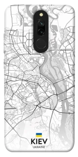 Чехол на Xiaomi Redmi 8 Kiev white map фото 1 из 1