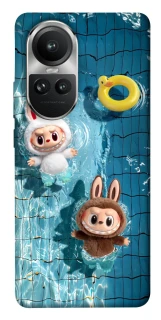 Чохол на Oppo Reno 10 Labubu in the pool фото 1 з 1
