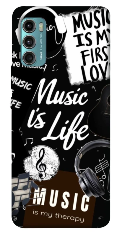 Чохол на Motorola Moto G60 Music is Life фото 1 з 1