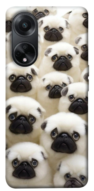 Чохол на Oppo A58 4G Doggy Pug Love фото 1 з 1