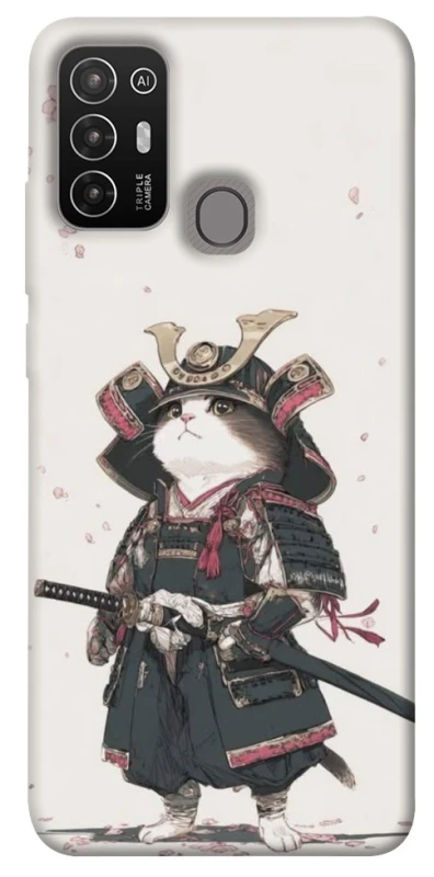 Чохол на ZTE Blade A52 Samurai Cat Warrior фото 1 з 1