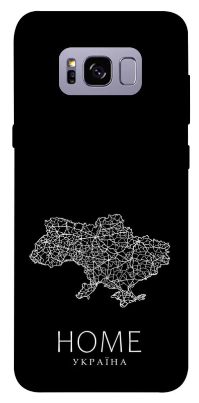 Чохол на Samsung G955 Galaxy S8 Plus Ukraine black map фото 1 з 1