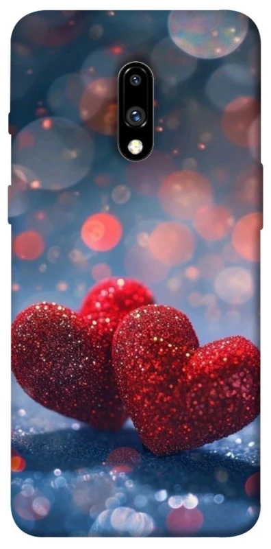 Чохол на OnePlus 7 Red hearts фото 1 з 1
