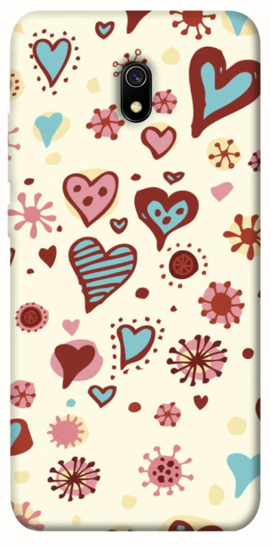 Чохол на Xiaomi Redmi 8a Pretty hearts фото 1 з 1