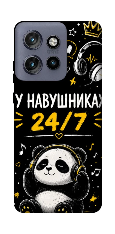 Чехол на Motorola Edge 50 Neo У навушниках 24/7 фото 1 из 1
