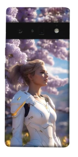 Чехол на Google Pixel 6 Pro Cyber space girl ver.1 фото 1 из 1