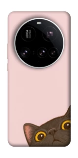 Чехол на Xiaomi 15 Ultra Peeping cat фото 1 Чехол на Xiaomi 15 Ultra Peeping cat фото 1 из 1
