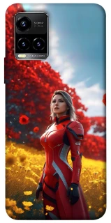 Чехол на Vivo Y21 / Y33s Cyber space girl ver.5 фото 1 из 1