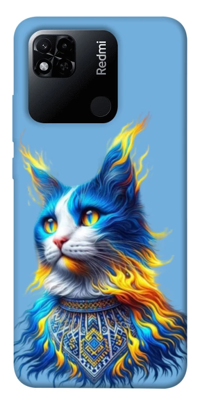 Чохол на Xiaomi Redmi 10A Кіт патріот фото 1 з 1