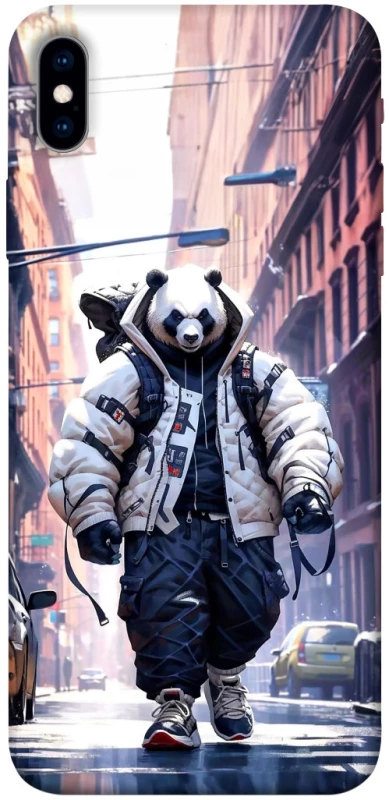 Чохол на Apple iPhone XS Max (6.5") Панда кур'єр фото 1 з 1