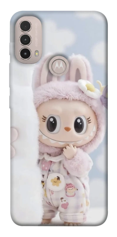 Чохол на Motorola Moto E40 Labubu Happy фото 1 з 1