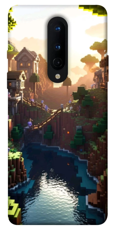 Чохол на OnePlus 8 Minecraft sunset фото 1 з 1