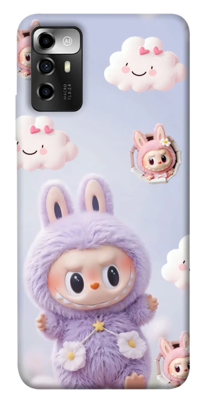 Чохол на ZTE Blade V40 Vita Labubu & clouds фото 1 з 1