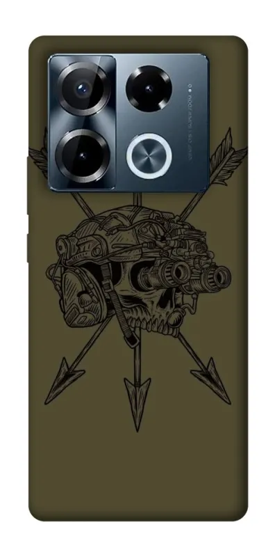 Чохол на Infinix Note 40 Pro 4G Mil skull фото 1 з 1