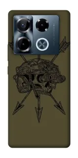Чохол на Infinix Note 40 Pro 4G Mil skull фото 1 з 1