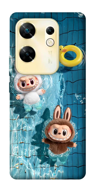 Чохол на Infinix Zero 30 4G Labubu in the pool фото 1 з 1