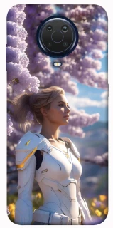 Чехол на Nokia G20 / G10 / 6.3 Cyber space girl ver.1 фото 1 из 1