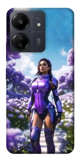 Чехол на Xiaomi Redmi 13C Cyber space girl ver.4 фото 1 из 1