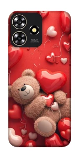 Чехол на ZTE Blade A73 4G bear in hearts фото 1 из 1