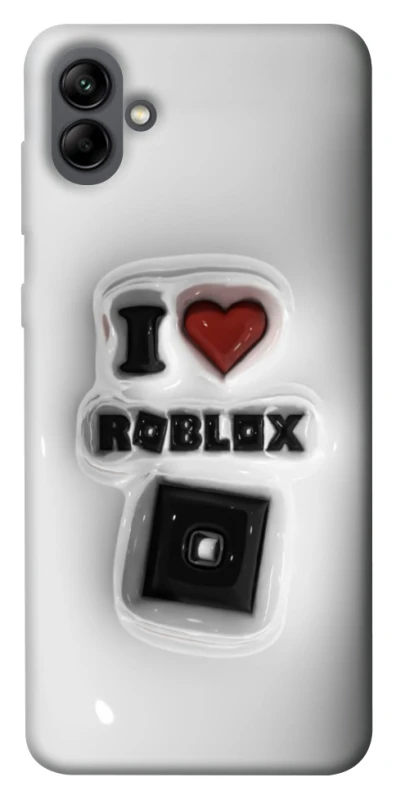 Чохол на Samsung Galaxy A04 I love Roblox фото 1 з 1