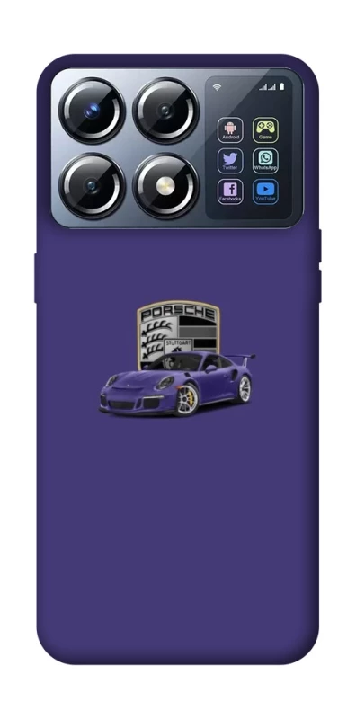 Чехол на Xiaomi POCO X8 Pro Porsche purple фото 1 из 1