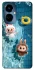 Чохол на TECNO Camon 19 Pro Labubu in the pool фото 1 з 1