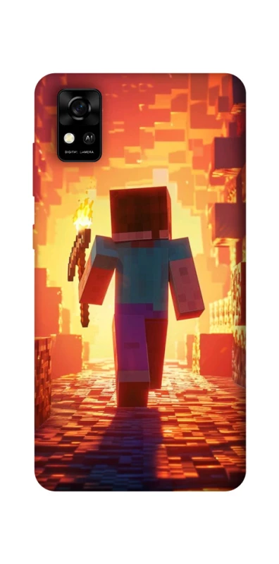Чехол на ZTE Blade A31 Minecraft adventure фото 1 из 1