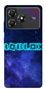 Чехол на ZTE Blade A36 Roblox Space Logo Blue фото 1 из 1