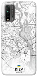 Чохол на Xiaomi Redmi 9T Kiev white map фото 1 з 1
