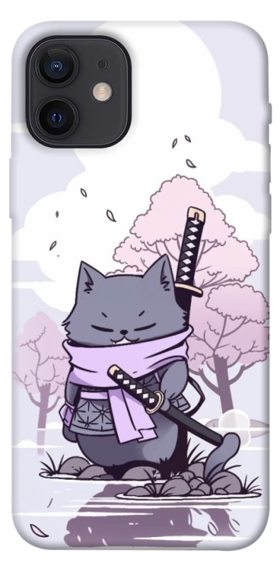 Чехол на Apple iPhone 12 (6.1") Samurai cat фото 1 из 1