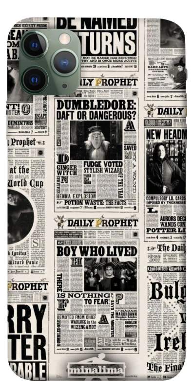 Чохол на Apple iPhone 11 Pro Max (6.5") Harry Potter newspaper фото 1 з 1
