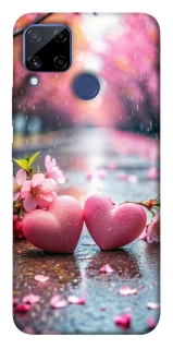 Чехол на Realme C15 Pink heart фото 1 из 1