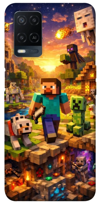 Чохол на Oppo A54 4G Minecraft v6 фото 1 з 1