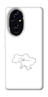 Чохол на Honor 200 Ukraine map фото 1 з 1