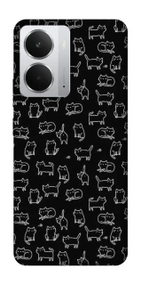 Чохол на Realme 14 Black Cats фото 1 з 1