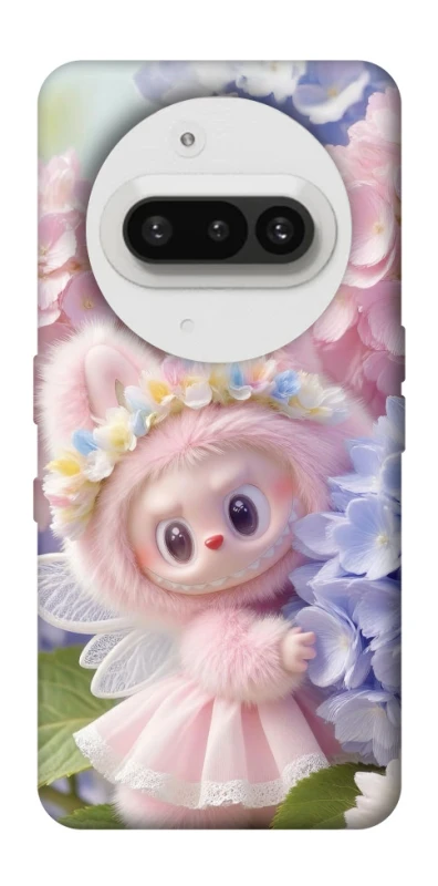Чохол на Nothing Phone (3a) Labubu & Flowers ver.1 фото 1 з 1