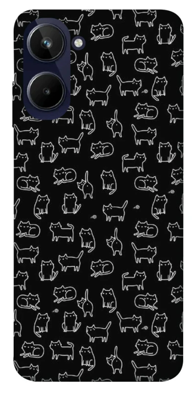 Чехол на Realme 10 4G Black Cats фото 1 из 1