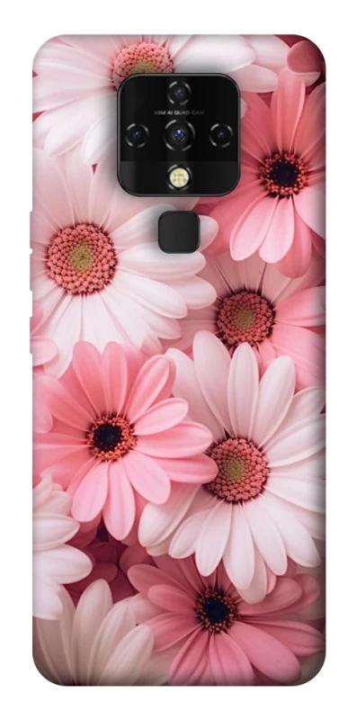 Чехол на TECNO Camon 16 SE Розовые цветы v2 фото 1 из 1