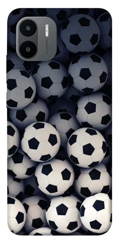 Чохол на Xiaomi Redmi A1+ / Poco C50 / A2+ Футбольні м'ячи фото 1 з 1