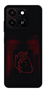Чехол на ZTE Blade A35 4G Красное сердце фото 1 из 1