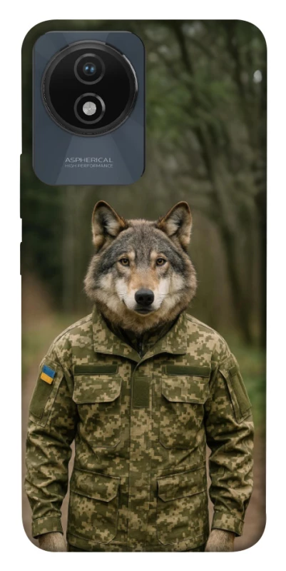 Чохол на Vivo Y02 Вовк захисник фото 1 з 1
