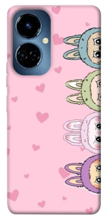 Чехол на TECNO Camon 19 All Labubu 4 фото 1 из 1