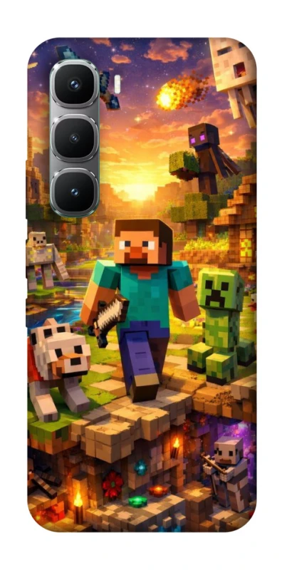 Чохол на Infinix Hot 60 Pro Minecraft v6 фото 1 з 1
