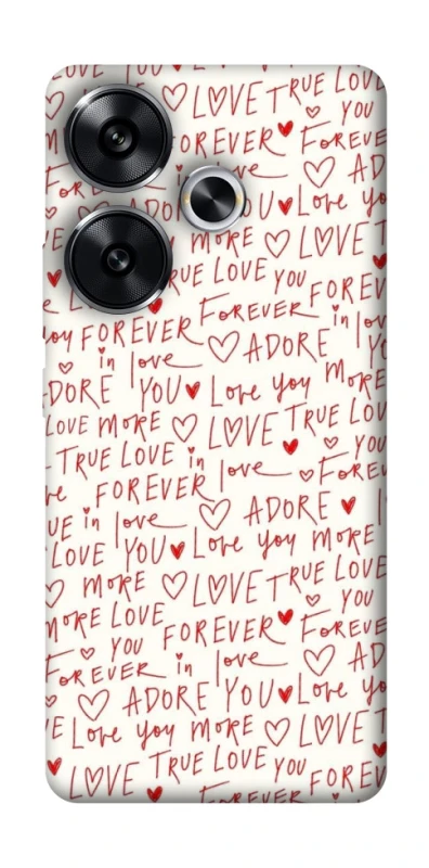 Чохол на Xiaomi Poco F6 Love aesthetic ver.4 фото 1 з 1