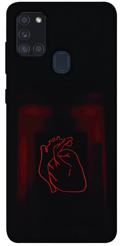 Чехол на Samsung Galaxy A21s Красное сердце фото 1 из 1