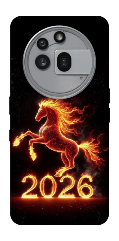 Чехол на Nothing Phone (3a) Pro Red Fire Horse ver.1 фото 1 из 1